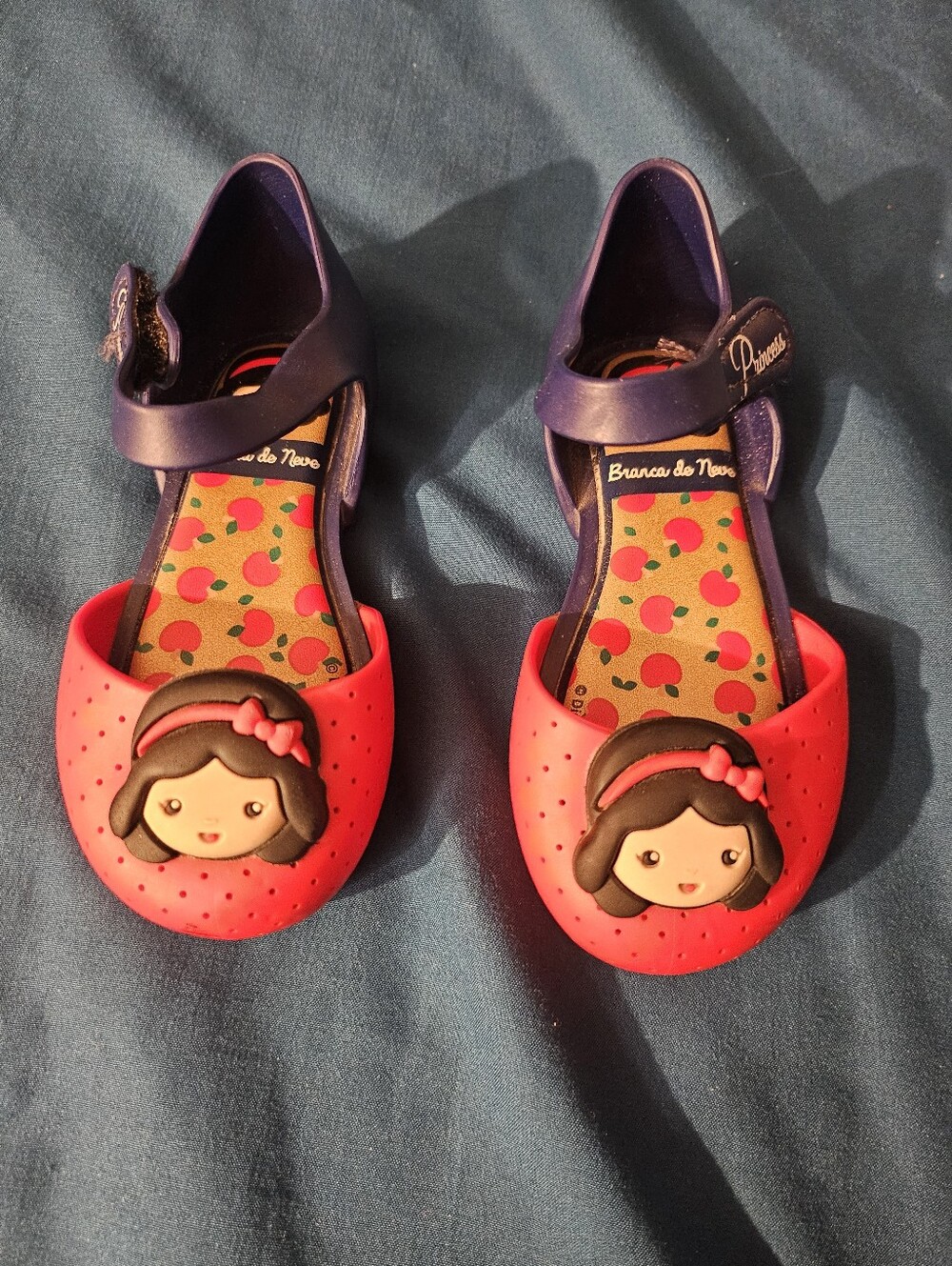Grendene Brazilian Jellies Girls 7 Used Disney Snow White